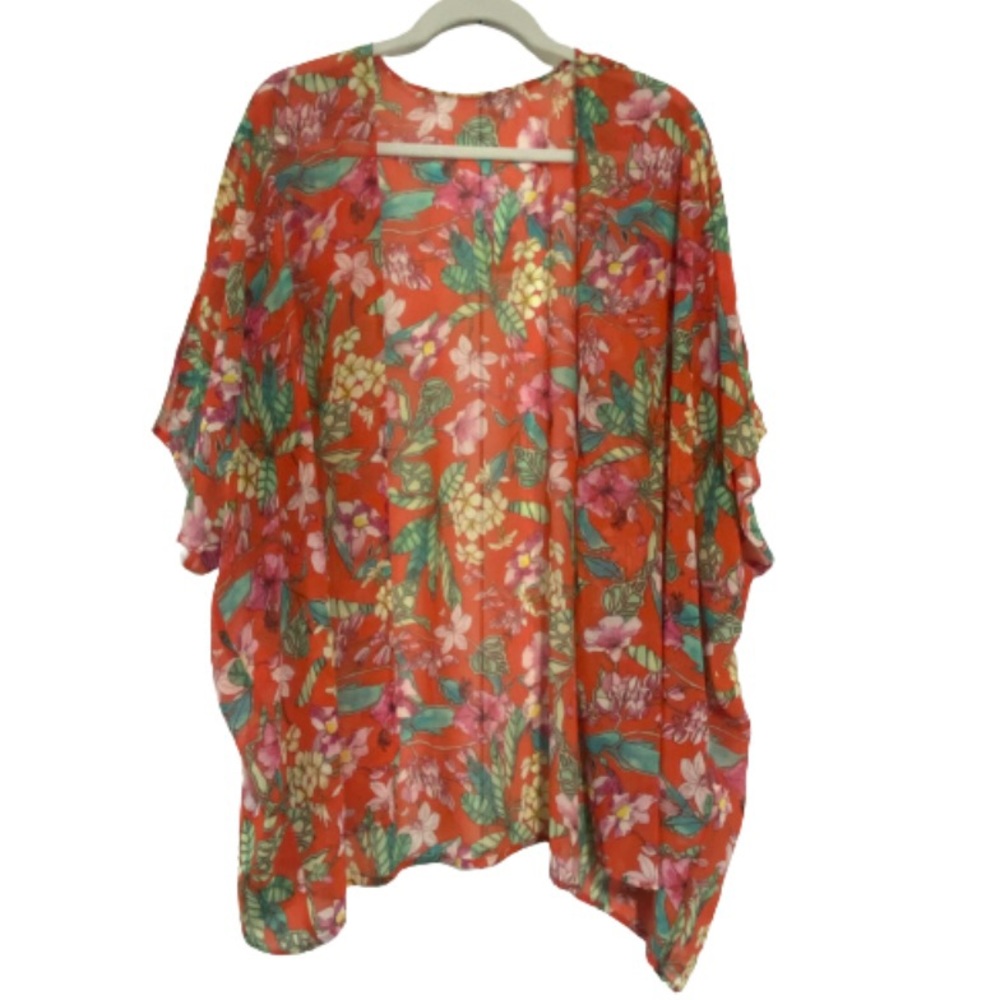 Forever 21 Floral Kimono Style Cover-Up